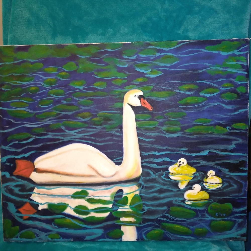 Original oil painting on canvas By Barbara Rice